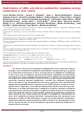 Cover page: Stabilization of LKB1 and Akt by neddylation regulates energy metabolism in liver cancer
