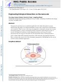 Cover page: Engineering biological interactions on the nanoscale