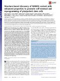 Cover page of Structure-based discovery of NANOG variant with enhanced properties to promote self-renewal and reprogramming of pluripotent stem cells