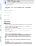 Cover page: Optimal Lung Cancer Screening Criteria Among Persons Living With HIV