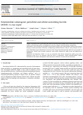 Cover page: Polymicrobial odontogenic periorbital and orbital necrotizing fasciitis (PONF): A case report