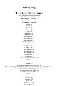 Cover page: The Golden Coast - Movements I and II