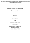 Cover page: When Dementia Caregiving Ends: The Role of Caregivers’ Emotional Connection to the Patient in Current and Former Caregivers’ Health