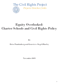 Cover page: Equity Overlooked: Charter Schools and Civil Rights Policy