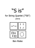 Cover page: "S Is"