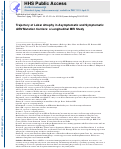 Cover page: Trajectory of lobar atrophy in asymptomatic and symptomatic GRN mutation carriers: a longitudinal MRI study