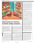 Cover page of Opportunities for advances in climate change economics