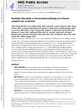 Cover page: Ibrutinib-Rituximab or Chemoimmunotherapy for Chronic Lymphocytic Leukemia.