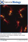 Cover page: The minimal kinome of Giardia lamblia illuminates early kinase evolution and unique parasite biology