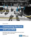 Cover page of Connecting the First and Last Mile:&nbsp;A Systematic Review of StudentUse of E-scooters for First/Last-mile Connections to PublicTransit
