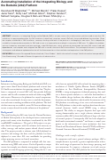 Cover page: Automating Installation of the Integrating Biology and the Bedside (i2b2) Platform