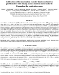 Cover page: Calibration of the modulation transfer function of surface profilometers with binary pseudo-random test standards: Expanding the application range