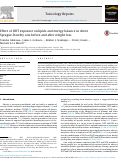 Cover page: Effect of DDT exposure on lipids and energy balance in obese Sprague-Dawley rats before and after weight loss