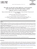 Cover page: The night out task and scoring application: an ill-structured, open-ended clinic-based test representing cognitive capacities used in everyday situations.