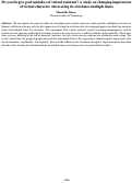 Cover page: Do you forgive past mistakes of virtual assistant? A study on changing impressionsof virtual character when using its assistance multiple times