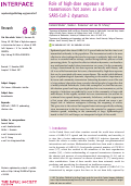 Cover page: Role of high-dose exposure in transmission hot zones as a driver of SARS-CoV-2 dynamics