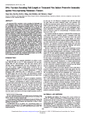 Cover page: DNA Vaccines Encoding Full-Length or Truncated Neu Induce Protective Immunity against Neu-expressing Mammary Tumors