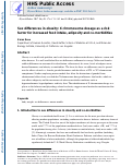 Cover page: Sex differences in obesity: X chromosome dosage as a risk factor for increased food intake, adiposity and co-morbidities