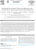 Cover page: Reconciling the discrepancy between the dehydration rates in mantle olivine and pyroxene during xenolith emplacement