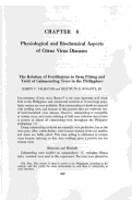 Cover page: The Relation of Fertilization to Stem Pitting and Yield of Calamonding Trees in the Philippines