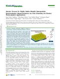 Cover page: Generic Process for Highly Stable Metallic Nanoparticle-Semiconductor Heterostructures via Click Chemistry for Electro/Photocatalytic Applications