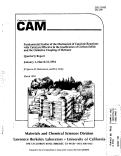 Cover page: Fundamental Studies of the Mechanism of Catalytic Reactions with Catalysts Effective in the Gasification of Carbon Solids and the Oxidate Coupling of Methane - Quarterly Report, January 1, 1994 - March 31, 1994