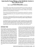 Cover page: Improving the Energy Efficiency of Air Distribution Systems in New California Homes