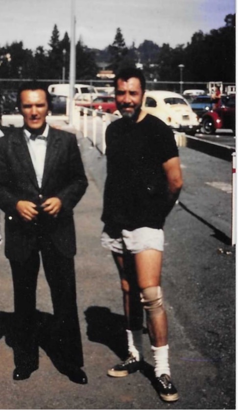 A photo of Cantú and René Acuña at UCLA in the fall of 1971. Acuña was the editor of Mester from 1971 to 1972.