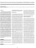 Cover page: Dynamic fluvial systems and gravel progradation in the Himalayan foreland