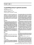 Cover page: A parenting group in general practice.