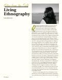 Cover page: Notes From the Field: Living Ethnography