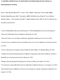 Cover page: Acceptability and effectiveness of antimicrobial stewardship implementation strategies on fluoroquinolone prescribing