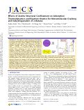 Cover page: Effects of Zeolite Structural Confinement on Adsorption Thermodynamics and Reaction Kinetics for Monomolecular Cracking and Dehydrogenation of n‑Butane