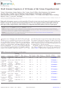 Cover page: Draft Genome Sequences of 10 Strains of the Genus Exiguobacterium