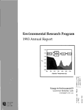 Cover page: Environmental Research Program - 1993 Annual Report