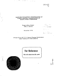 Cover page: MASS SPECTROMETRIC INVESTIGATION OF LASER-INDUCED VAPORIZATION OF BINARY SOLID COMPOUNDS