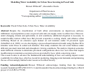 Cover page of Modelling Water Availability for Urban Trees Growing in Paved Soils