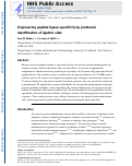 Cover page: Engineering peptide ligase specificity by proteomic identification of ligation sites