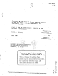 Cover page: R &amp; D in the FY 1983 Budget: Impacts on the National Laboratories