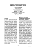 Cover page: Assessing Conceptual Understanding of Arithmmetic Stucture and Language