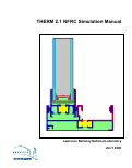 Cover page: THERM 2.1 NFRC simulation manual