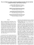 Cover page: Preserved Implicit Learning on Both the Serial Reaction Time Task and Artificial Grammar in Patients with Parkinson;s Disease