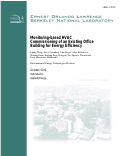 Cover page: Monitoring-based HVAC Commissioning of an Existing Office Building for Energy Efficiciency