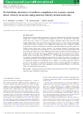 Cover page: Probabilistic inversion of seafloor compliance for oceanic crustal shear velocity structure using mixture density neural networks