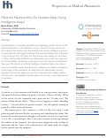 Cover page of Mind the Machine: Why Do Humans Keep Giving Intelligence Away?