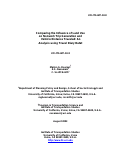 Cover page: Comparing the Influence of Land Use on Nonwork Trip Generation and Vehicle Distance Traveled: An Analysis using Travel Diary Data