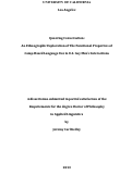 Cover page: Queering Conversation: An Ethnographic Exploration of The Functional Properties of Camp-­Based Language Use in U.S. Gay Men's Interactions