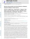 Cover page: Molecular Characterization and Clinical Relevance of Metabolic Expression Subtypes in Human Cancers