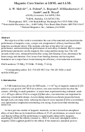 Cover page: Magnetic core studies at LBNL and LLNL