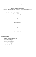 Cover page: Getting it right or playing it safe? : confusion, the status quo bias and correct voting in direct democracy